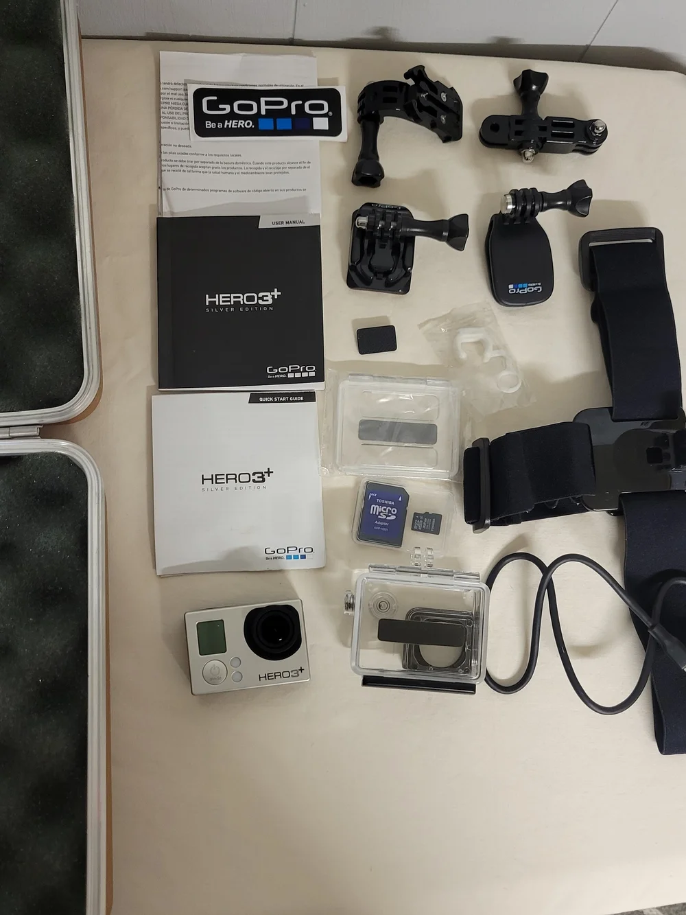 GoPro HERO3+ Silver with Black Lens and Accessories